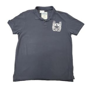 Aeropostale New Distressed Skull Polo Mens Sz XL